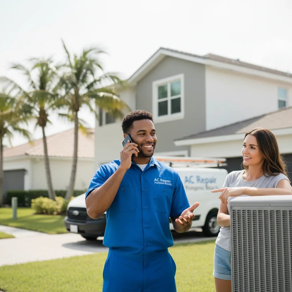 AC Repair Pompano Beach customer support in Breaux Bridge
